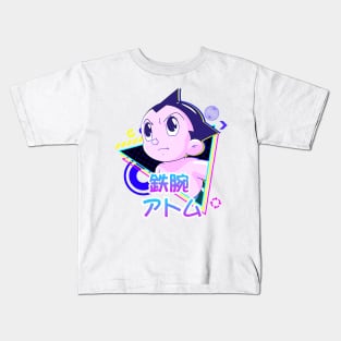 Astroboy synthwave Kids T-Shirt